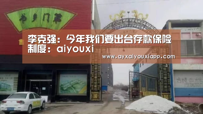 李克强：今年我们要出台存款保险制度：aiyouxi(图4)